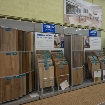 Coretec flooring display